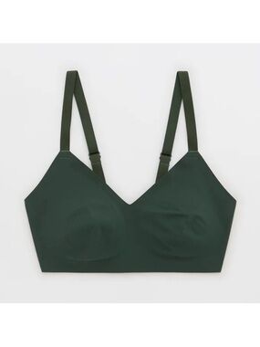 Aerie smoothez green lined Wireless Bralette